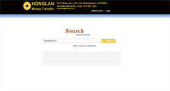 Desktop Screenshot of honglanmoneytransfer.com